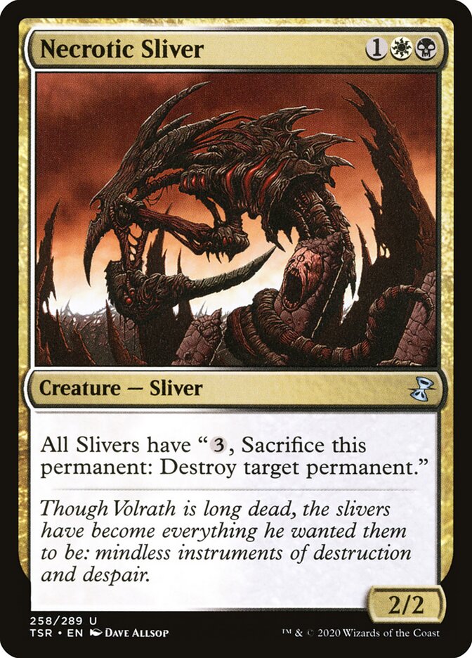 Fractius Necrótico / Necrotic Sliver - Magic: The Gathering - MoxLand