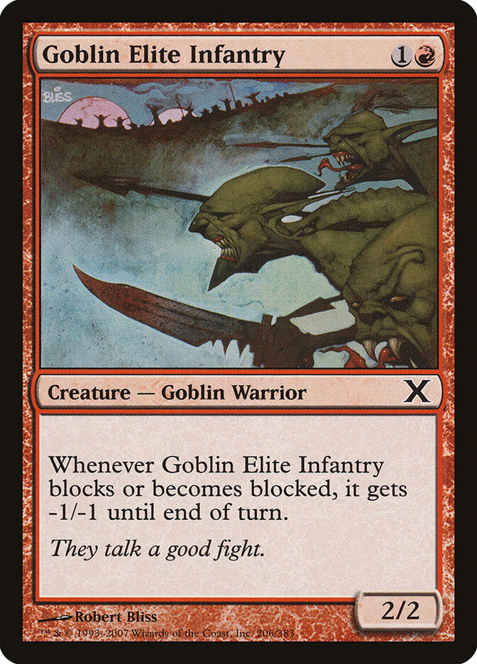 Infantaria de Elite dos Goblins / Goblin Elite Infantry - Magic: The Gathering - MoxLand