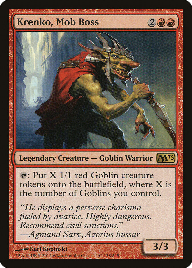 Krenko, Chefe da Turba / Krenko, Mob Boss - Magic: The Gathering - MoxLand