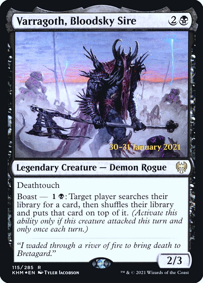 Varragoth, Senhor de Céu Sangrento / Varragoth, Bloodsky Sire - Magic: The Gathering - MoxLand
