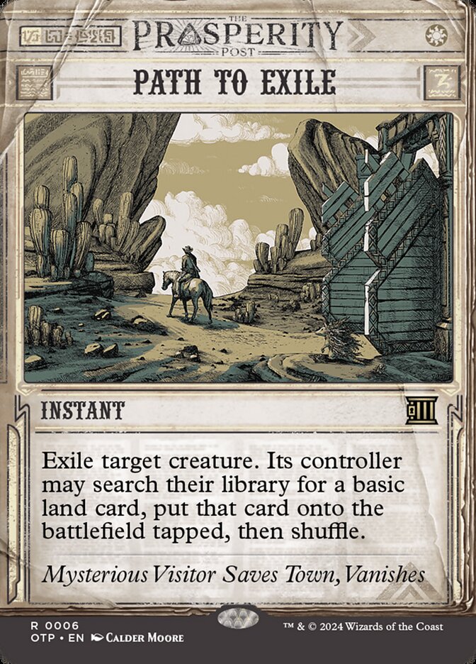 Caminho para o Exílio / Path to Exile - Magic: The Gathering - MoxLand
