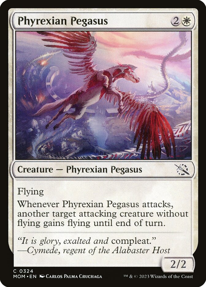 Pégaso Phyrexiano / Phyrexian Pegasus - Magic: The Gathering - MoxLand