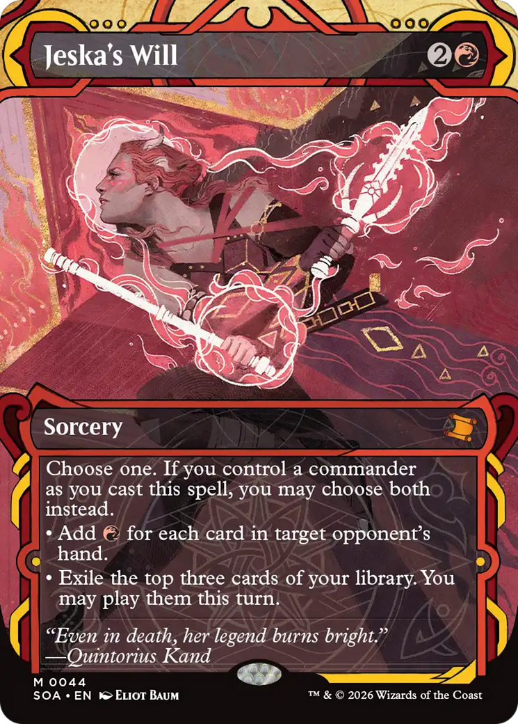 Vontade de Jeska / Jeska's Will - Magic: The Gathering - MoxLand