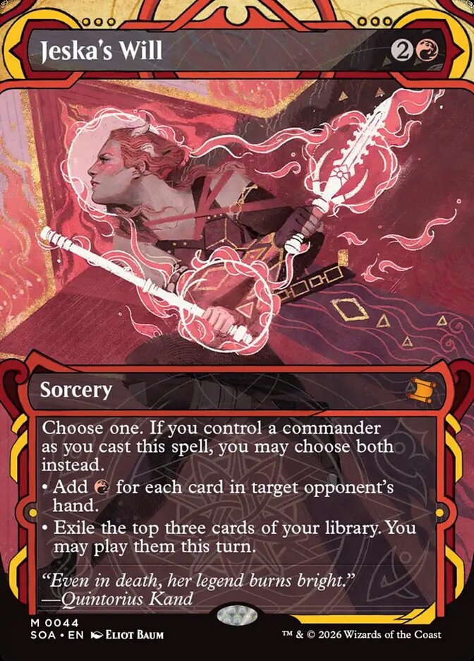 Vontade de Jeska / Jeska's Will - Magic: The Gathering - MoxLand