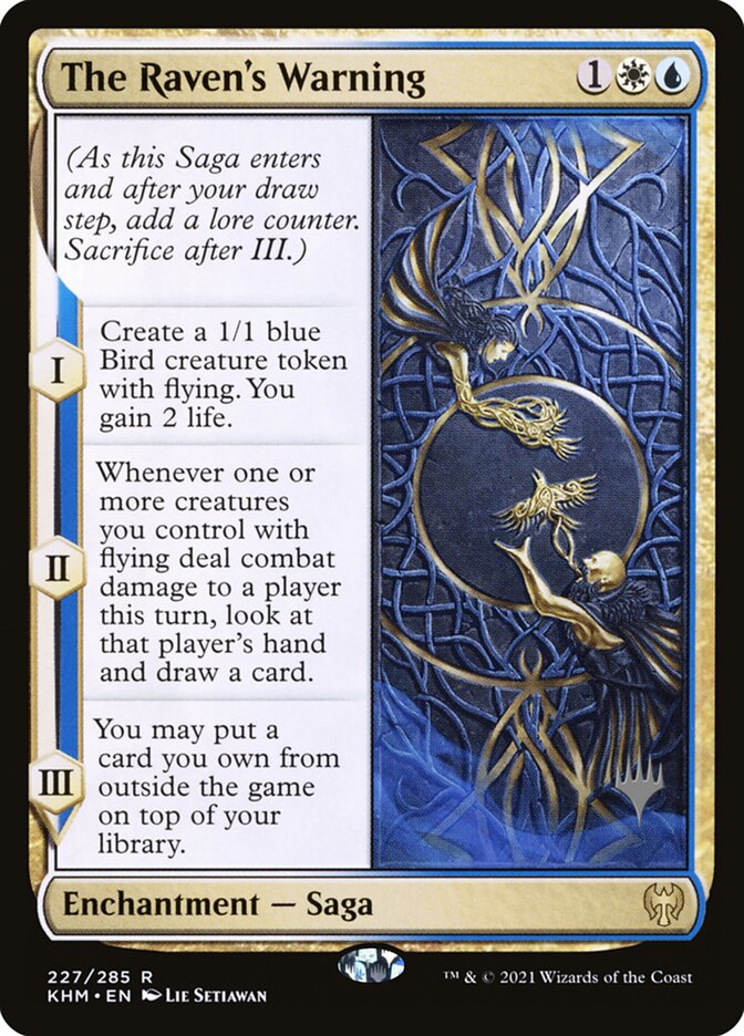 O Aviso do Corvo / The Raven's Warning - Magic: The Gathering - MoxLand