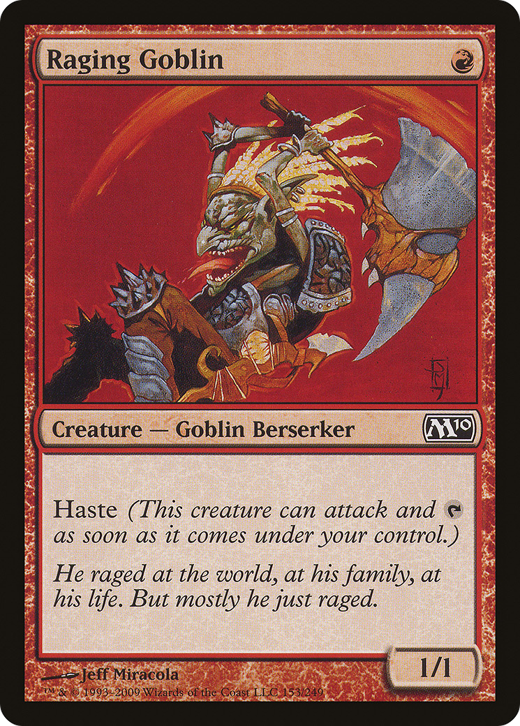 Goblin Enfurecido / Raging Goblin - Magic: The Gathering - MoxLand