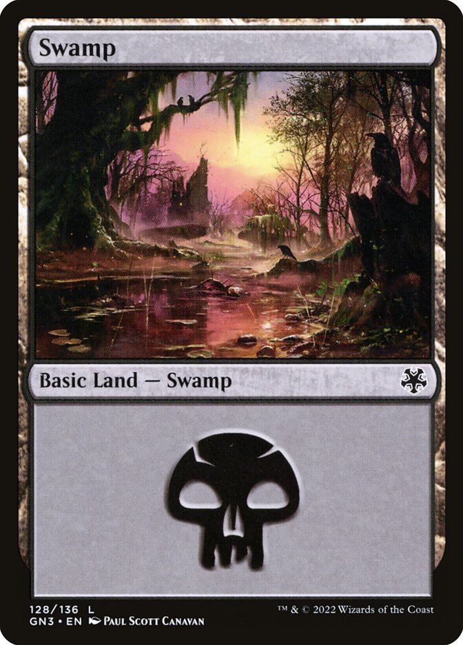 Pântano / Swamp - Magic: The Gathering - MoxLand