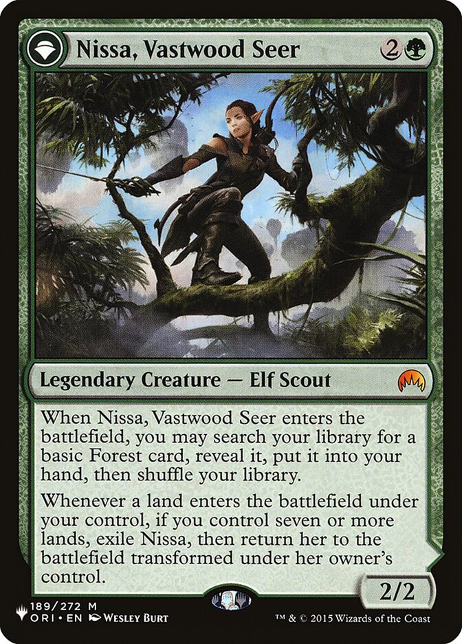 Nissa, Vidente de Matavasta / Nissa, Vastwood Seer - Magic: The Gathering - MoxLand