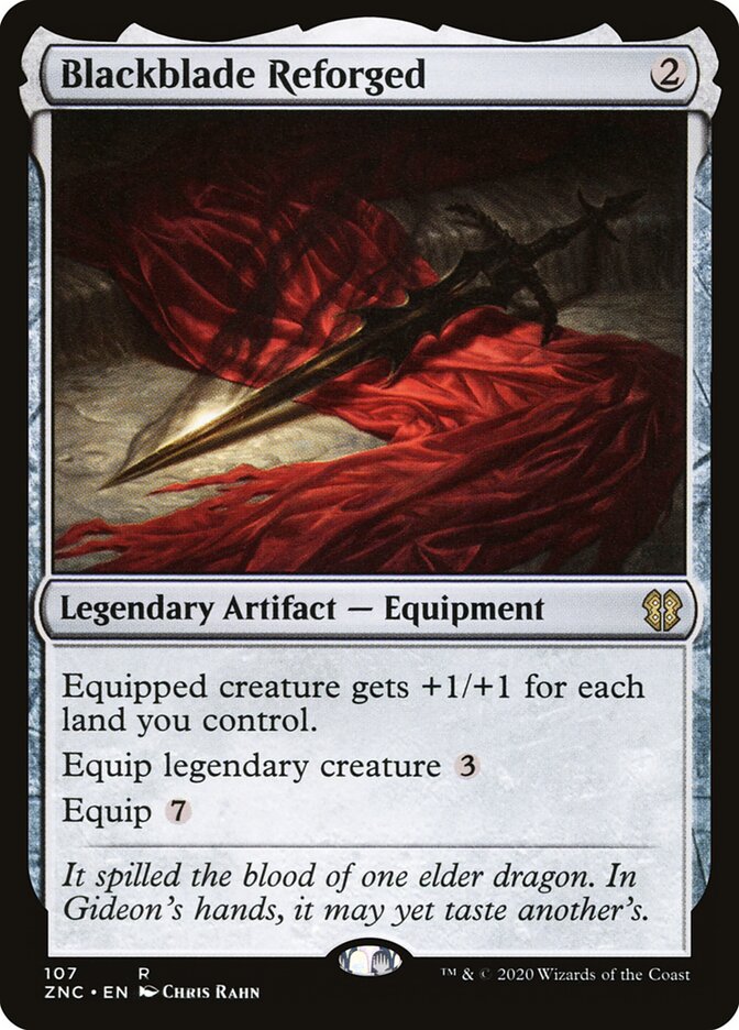 Lâmina Negra Reforjada / Blackblade Reforged - Magic: The Gathering - MoxLand