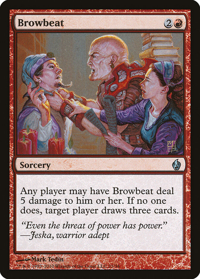 Intimidar / Browbeat - Magic: The Gathering - MoxLand
