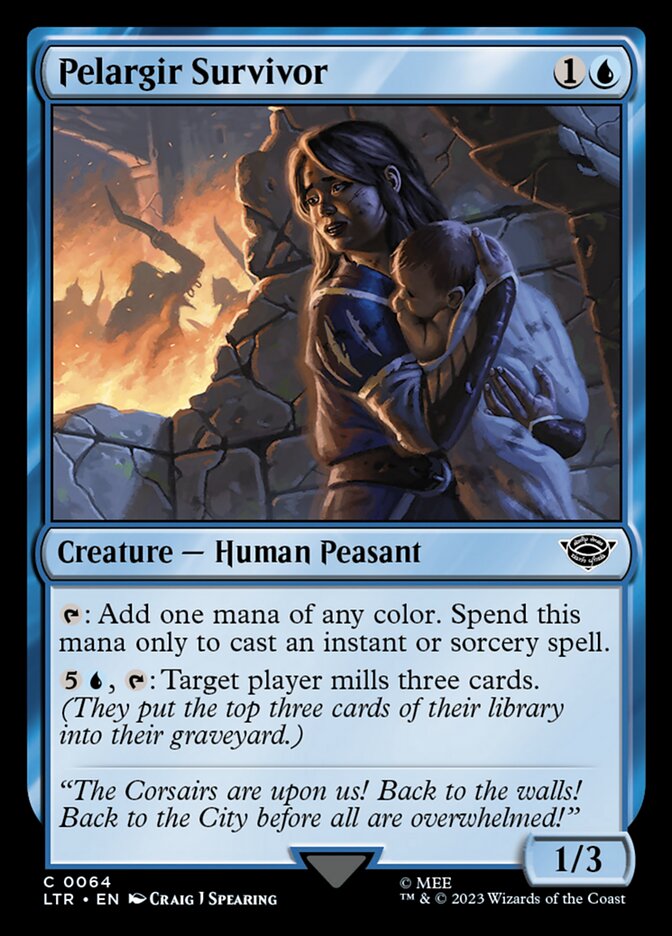 Sobrevivente de Pelargir / Pelargir Survivor - Magic: The Gathering - MoxLand