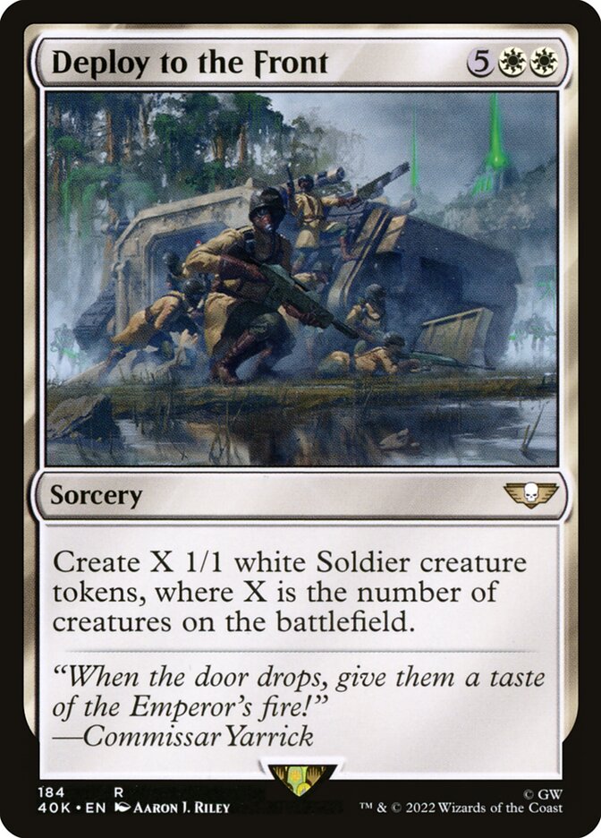 Deploy to the Front - Magic: The Gathering - MoxLand