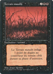 Terreno Amaldiçoado / Cursed Land - Magic: The Gathering - MoxLand