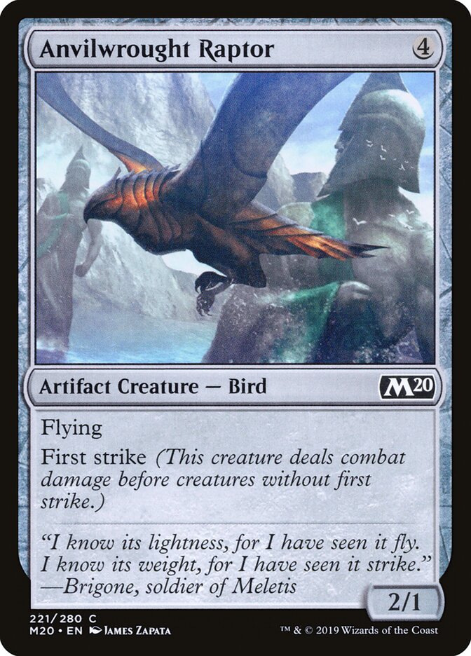 Raptor Forjado na Bigorna / Anvilwrought Raptor - Magic: The Gathering - MoxLand