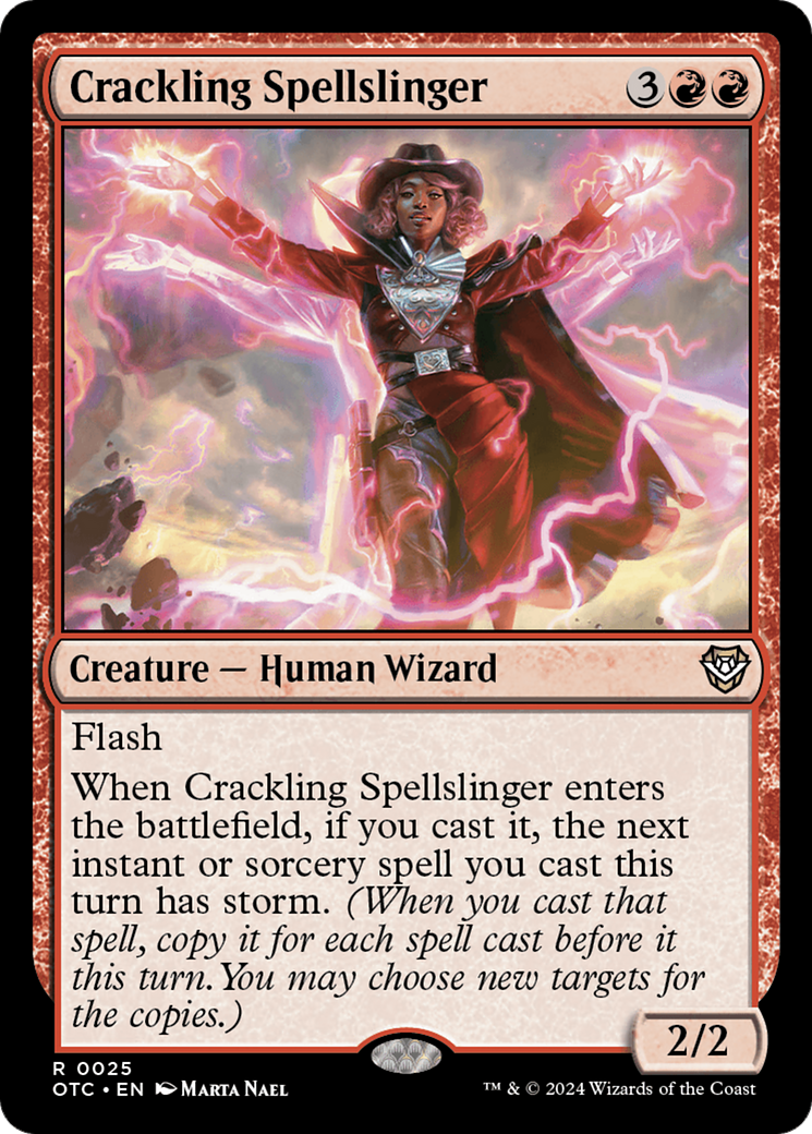 Crackling Spellslinger - Magic: The Gathering - MoxLand