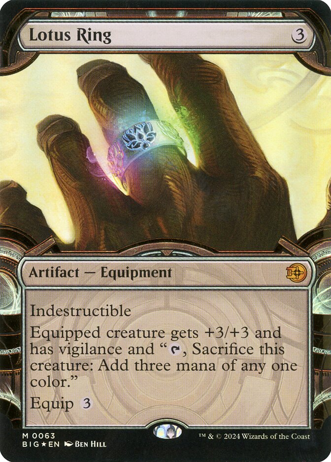 Anel de Lótus / Lotus Ring - Magic: The Gathering - MoxLand