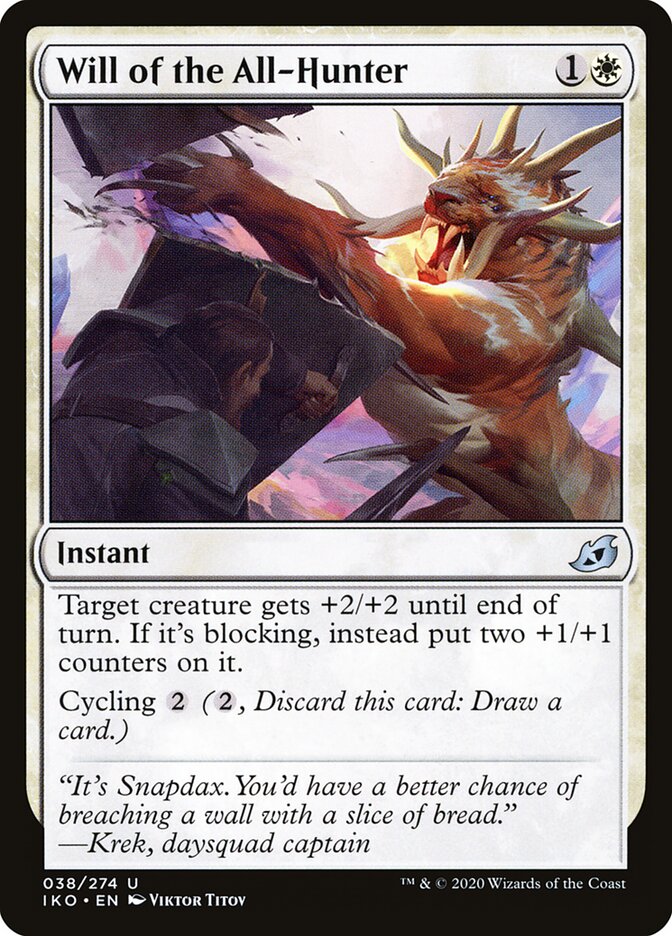 Vontade do Onicaçador / Will of the All-Hunter - Magic: The Gathering - MoxLand