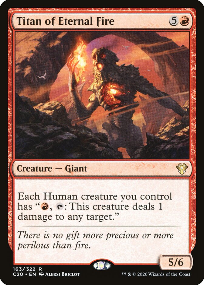 Titã do Fogo Eterno / Titan of Eternal Fire - Magic: The Gathering - MoxLand