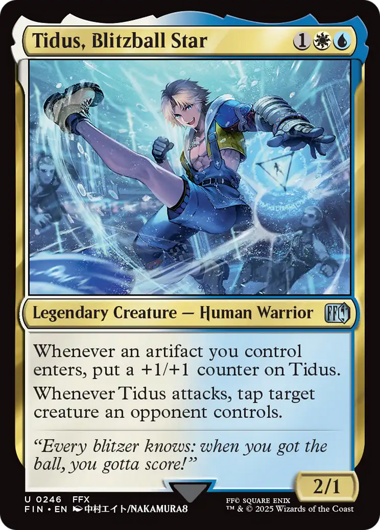 Tidus, Estrela do Blitzbol / Tidus, Blitzball Star - Magic: The Gathering - MoxLand