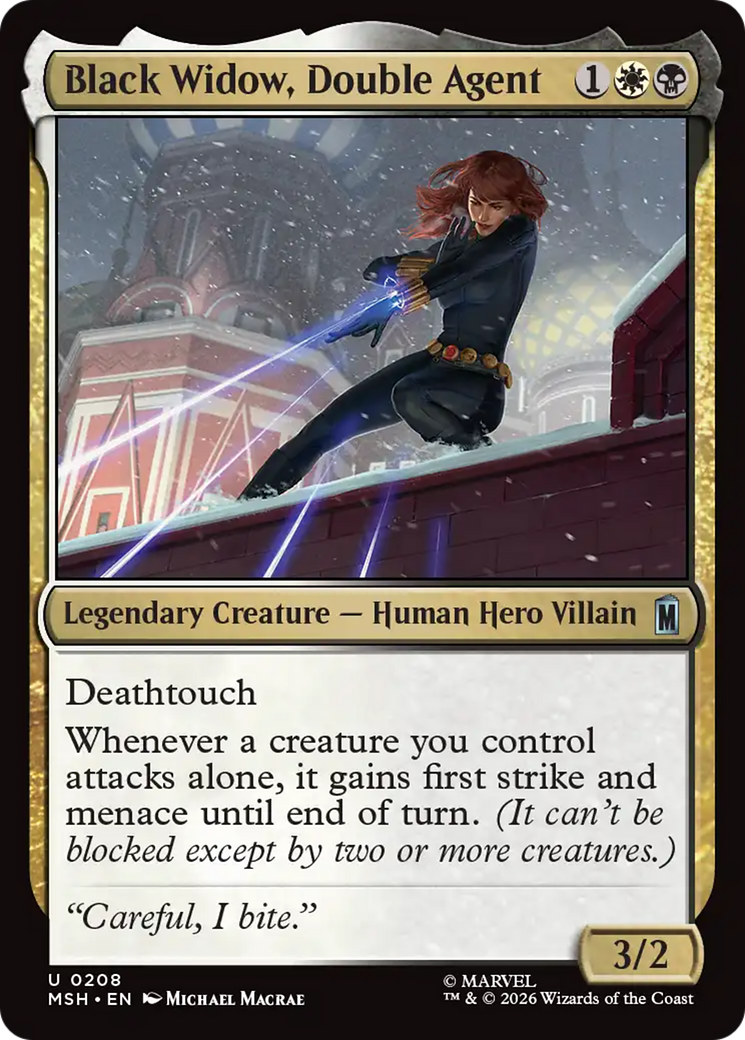 Black Widow, Double Agent - Magic: The Gathering - MoxLand