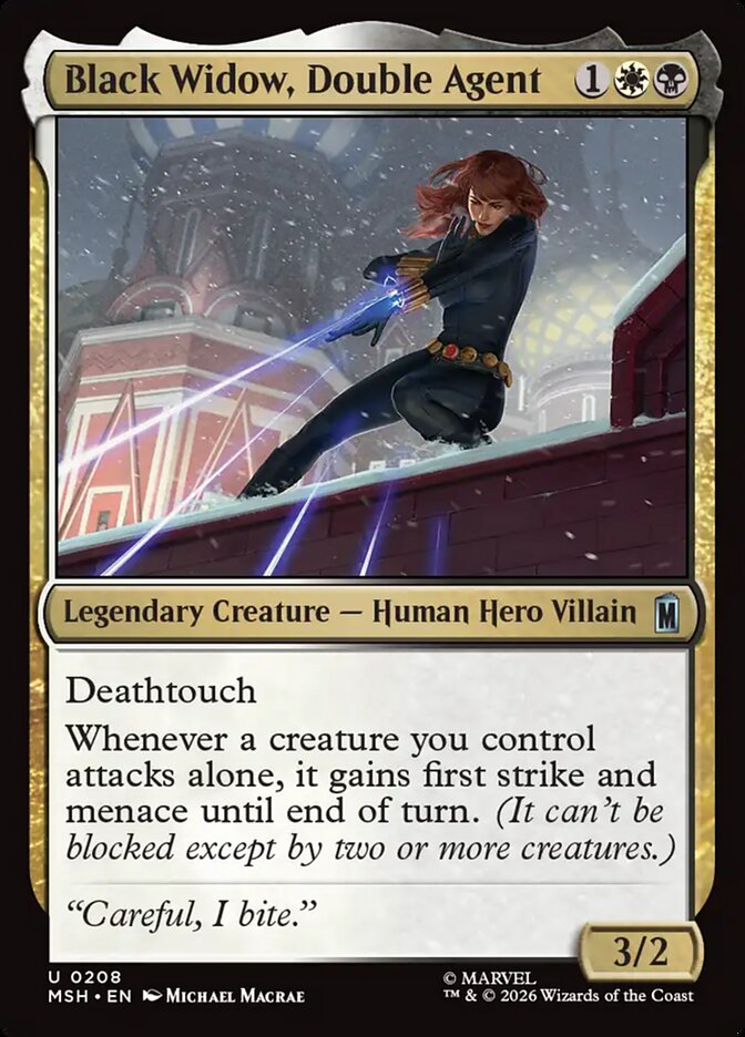 Black Widow, Double Agent - Magic: The Gathering - MoxLand