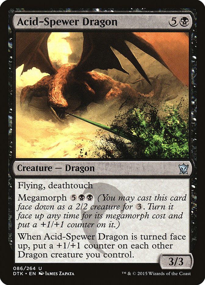 Dragão Cuspidor de Ácido / Acid-Spewer Dragon - Magic: The Gathering - MoxLand