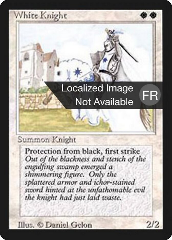Cavaleiro Branco / White Knight - Magic: The Gathering - MoxLand