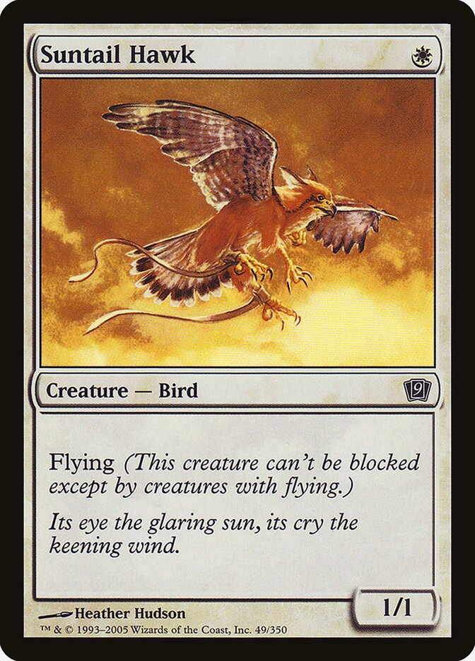 Falcão da Cauda Solar / Suntail Hawk - Magic: The Gathering - MoxLand