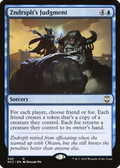 Julgamento de Zndrsplt / Zndrsplt's Judgment - Magic: The Gathering - MoxLand