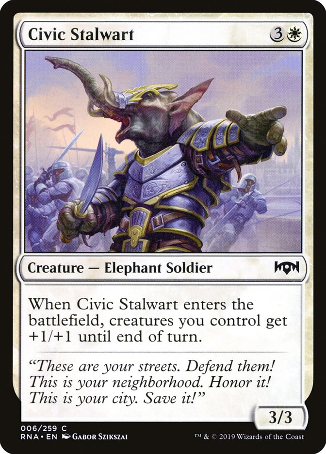 Defensor Cívico / Civic Stalwart - Magic: The Gathering - MoxLand