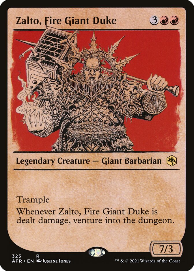Zalto, Duque Gigante do Fogo / Zalto, Fire Giant Duke - Magic: The Gathering - MoxLand