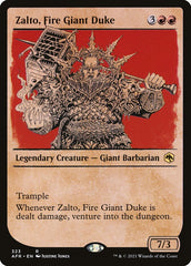 Zalto, Duque Gigante do Fogo / Zalto, Fire Giant Duke - Magic: The Gathering - MoxLand