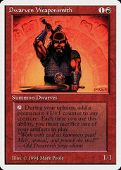 Dwarven Weaponsmith - Magic: The Gathering - MoxLand