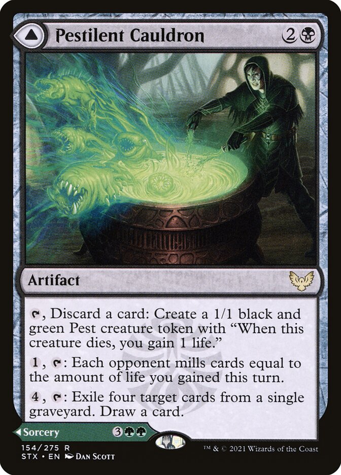 Caldeirão Pestilento / Pestilent Cauldron - Magic: The Gathering - MoxLand