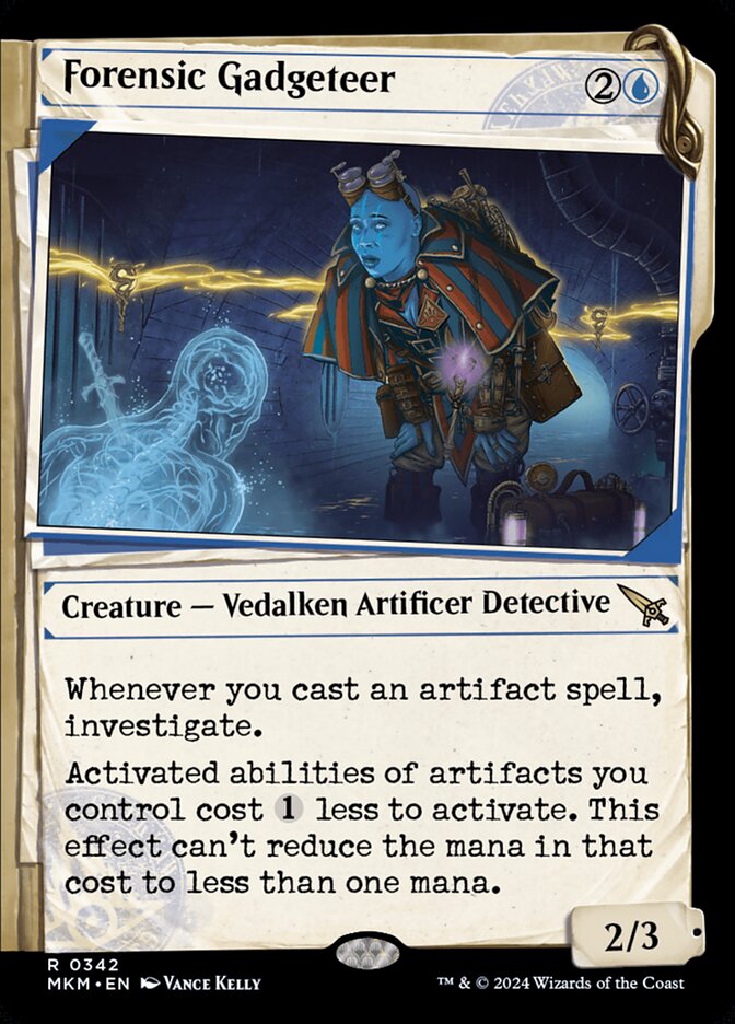 Engenhoqueira Forense / Forensic Gadgeteer - Magic: The Gathering - MoxLand