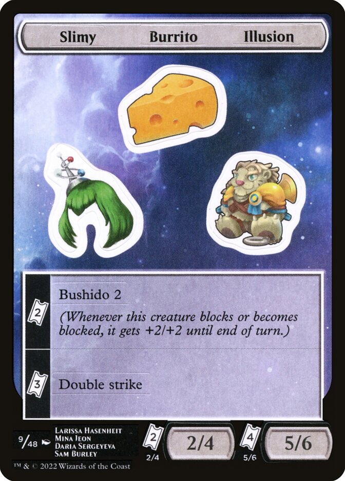 Slimy Burrito Illusion - Magic: The Gathering - MoxLand