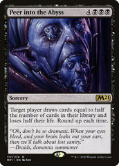 Perscrutar o Abismo / Peer into the Abyss - Magic: The Gathering - MoxLand