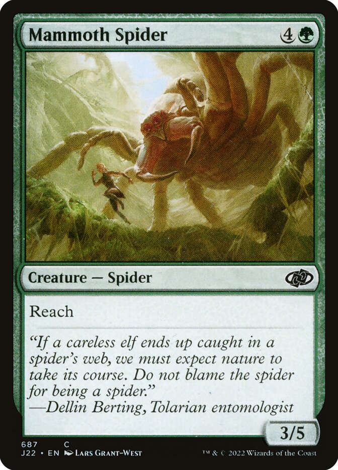 Aranha Mamute / Mammoth Spider - Magic: The Gathering - MoxLand