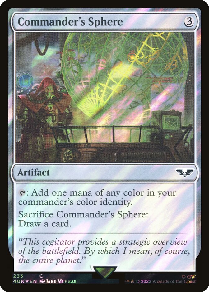 Esfera do Comandante / Commander's Sphere - Magic: The Gathering - MoxLand