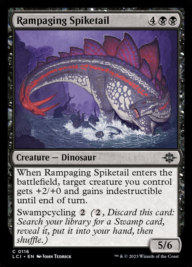 Caudaguda Enfurecido / Rampaging Spiketail - Magic: The Gathering - MoxLand