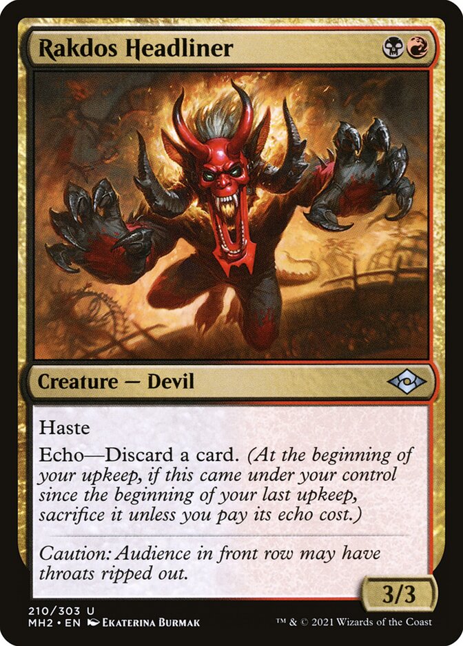 Atração Principal Rakdos / Rakdos Headliner - Magic: The Gathering - MoxLand