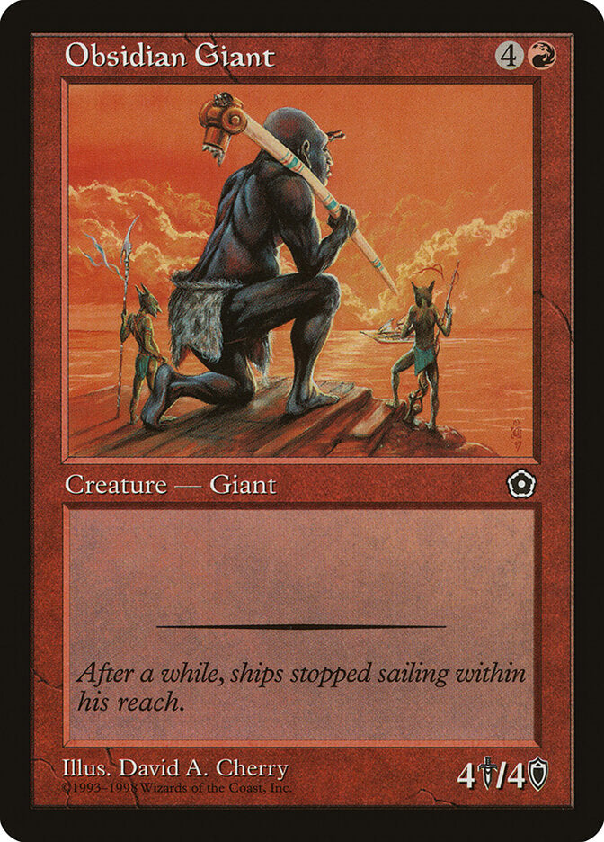 Obsidian Giant - Magic: The Gathering - MoxLand