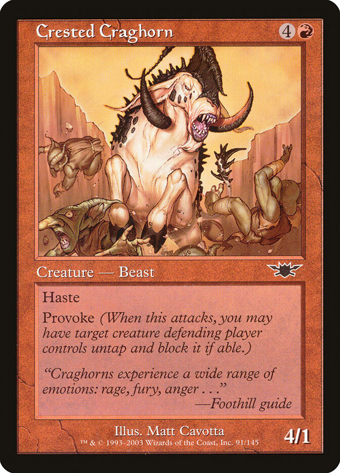 Chifres Escarpados Crinado / Crested Craghorn - Magic: The Gathering - MoxLand