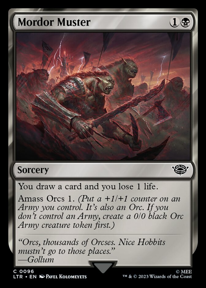 Mobilização de Mordor / Mordor Muster - Magic: The Gathering - MoxLand