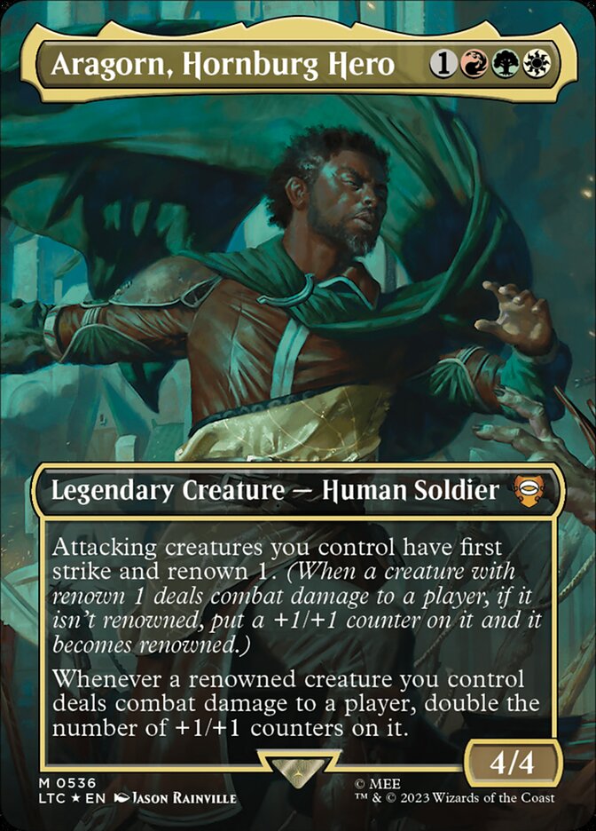 Aragorn, Hornburg Hero - Magic: The Gathering - MoxLand