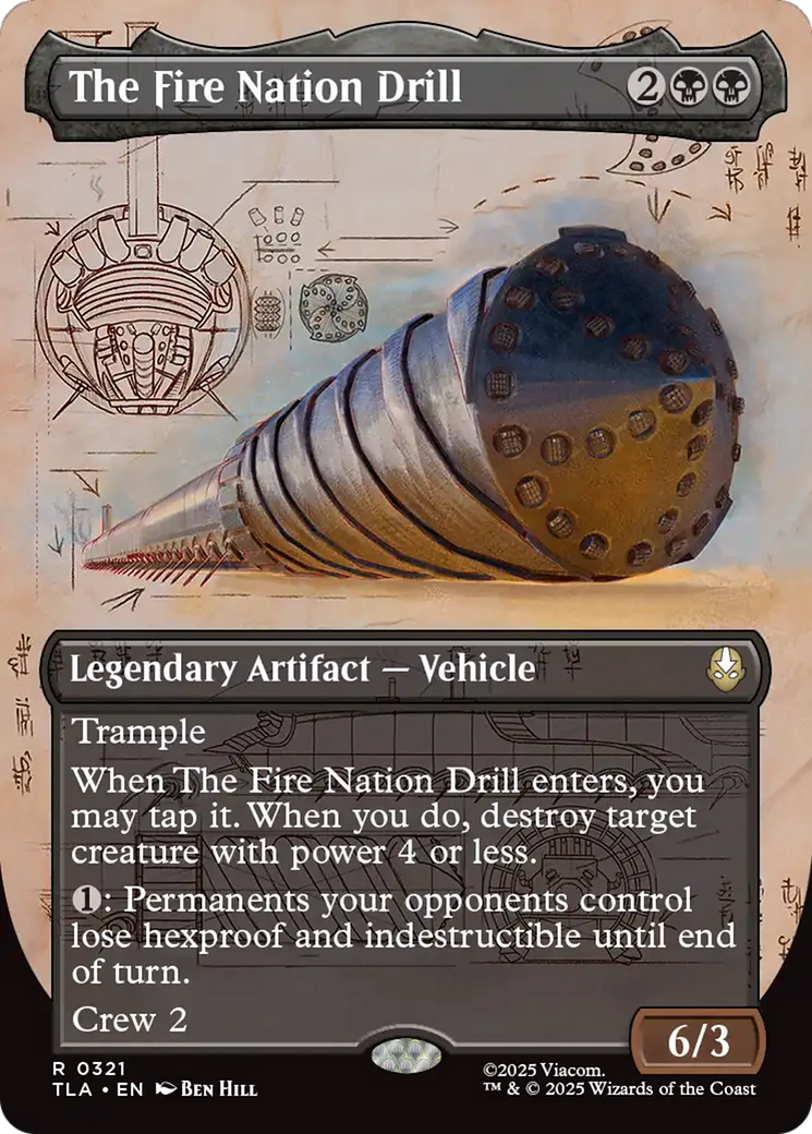A Broca da Nação do Fogo / The Fire Nation Drill - Magic: The Gathering - MoxLand