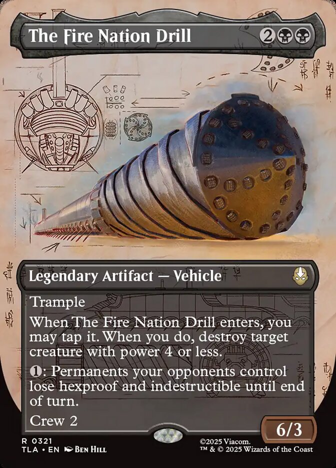 A Broca da Nação do Fogo / The Fire Nation Drill - Magic: The Gathering - MoxLand