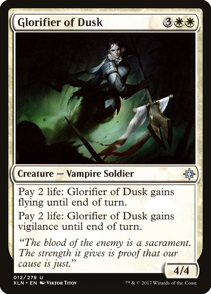 Glorificadora do Crepúsculo / Glorifier of Dusk - Magic: The Gathering - MoxLand