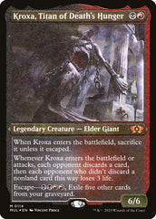 Croxa, Titã da Fome da Morte / Kroxa, Titan of Death's Hunger - Magic: The Gathering - MoxLand