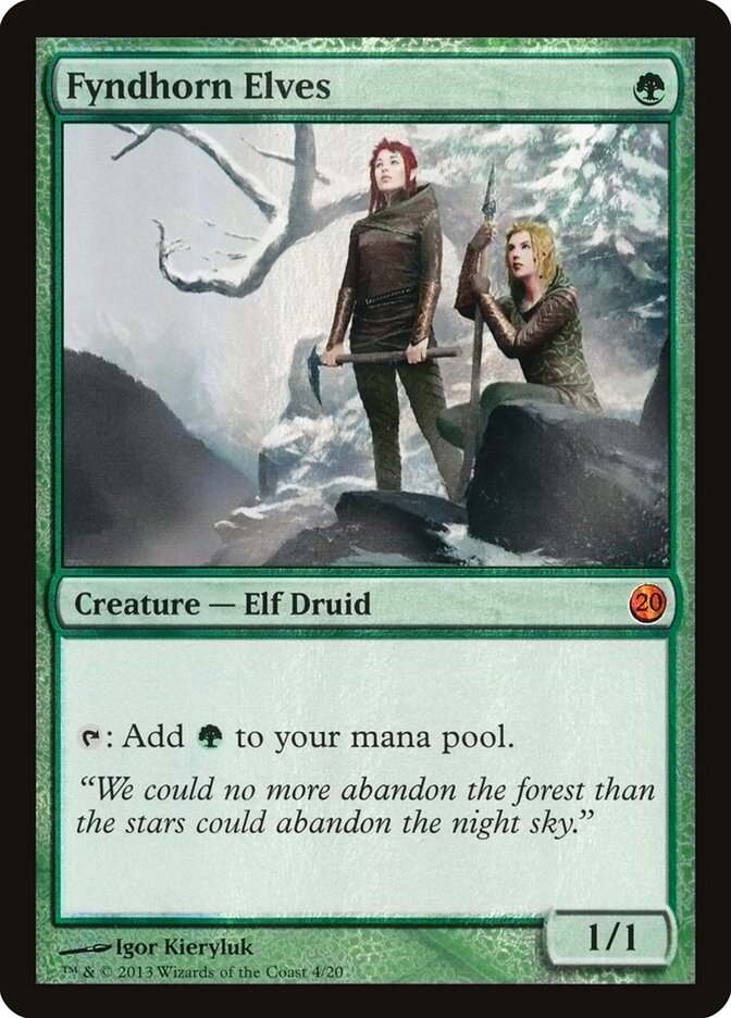Elfos de Fyndhorn / Fyndhorn Elves - Magic: The Gathering - MoxLand